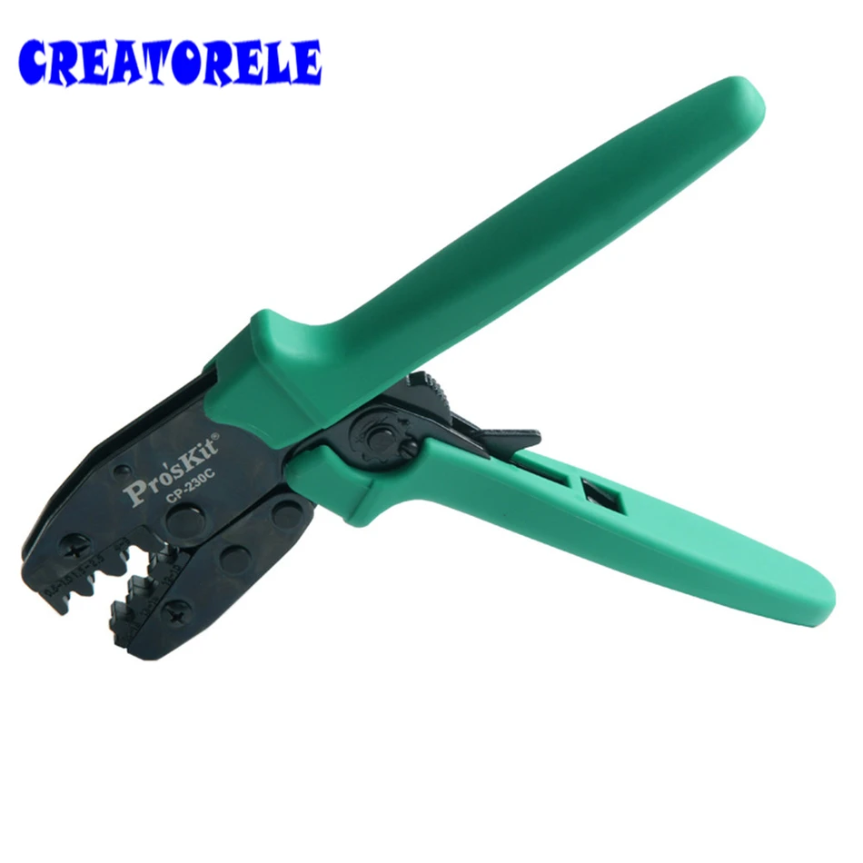 CP-230C Обжимные Щипцы с зажимом инструмент для обжима клемм храповым механизмом