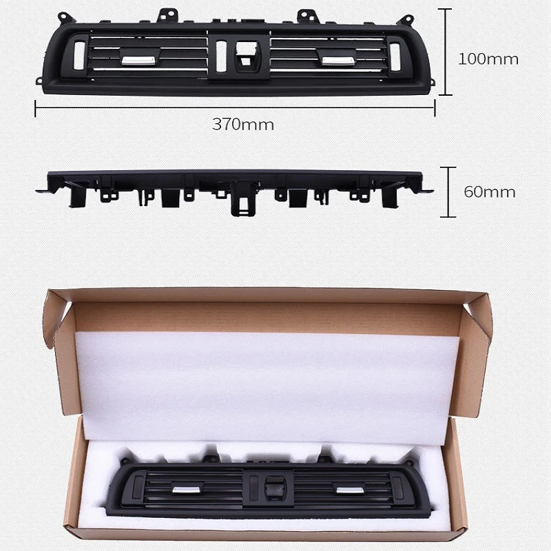 

RHD Right handle Drive Front Row Wind Left Center Right Air Conditioning Vent Outlet Panel Chrome Plate For BMW 5 Series F10 F18