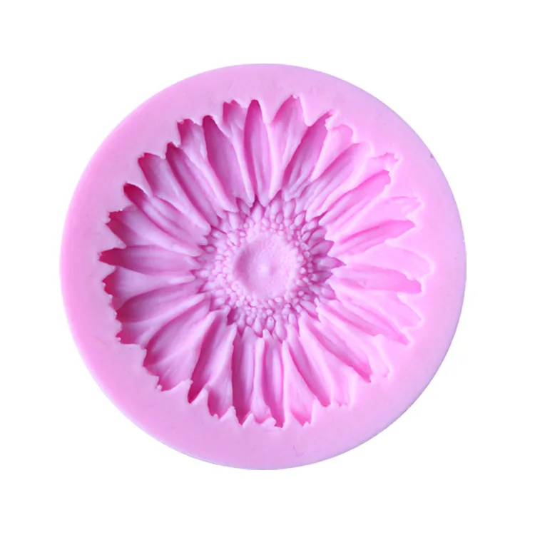 В форме хризантемы силиконовая форма для торта украшение шоколадного с мастикой