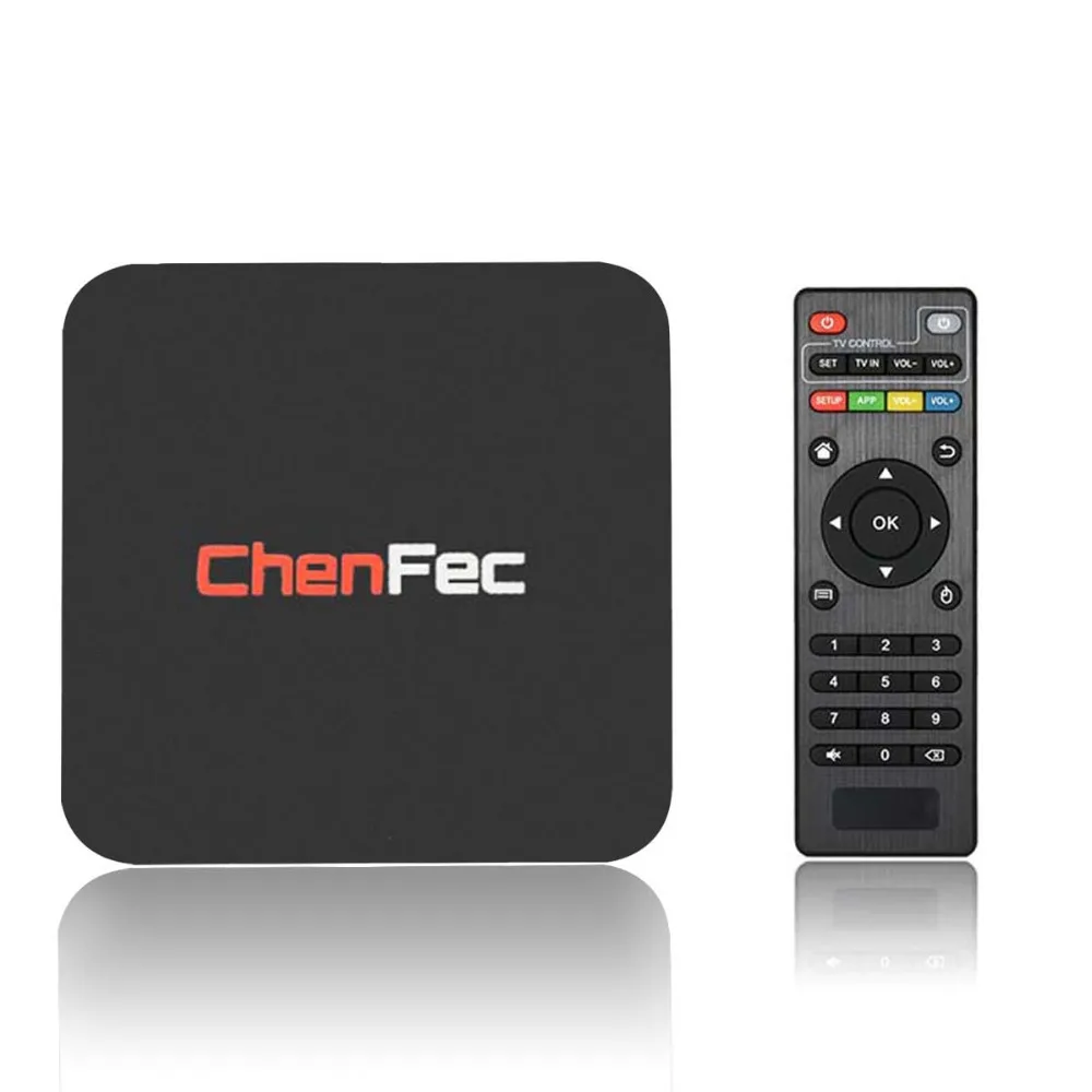 CHENFEC Q1 Pro 4 K Android ТВ коробка RK3229 1G/8G Quad-core K/2 H.265 3D 2 4G Wi-Fi телевизионная приставка OTT