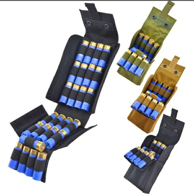 Охотничьи боеприпасы сумки Molle 25 круглый 12GA 12 калибра патроны перезарядить Чехлы