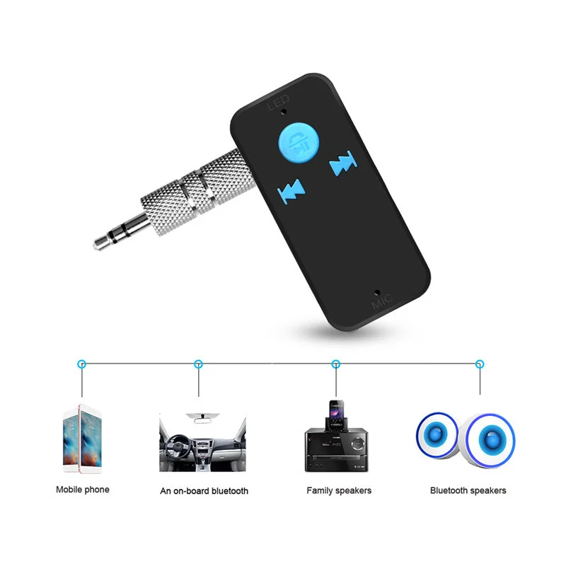 Автомобильный Bluetooth Динамик Приемник 3 в 1 Беспроводной 4 0 USB адаптер 5 мм аудио