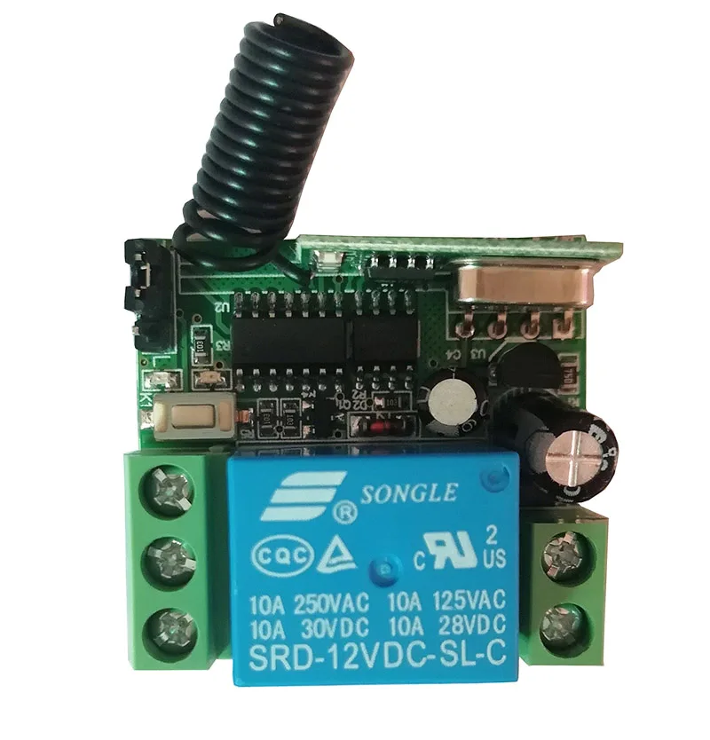 Универсальный DC 12 v 1CH RF мини беспроводной пульт дистанционного управления