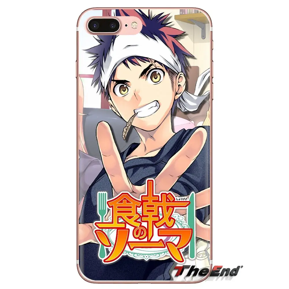 Прозрачный чехол из ТПУ аниме Shokugeki no Soma для Huawei G7 G8 P7 P8 P9 P10 P20 P30 Lite Mini Pro P Smart Plus 2017