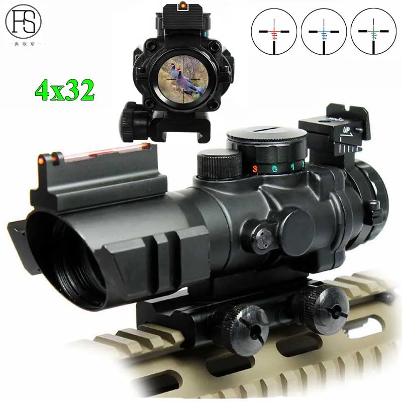 Тактический прицел 4X32 высокого качества рефлекторный оптический снайперская