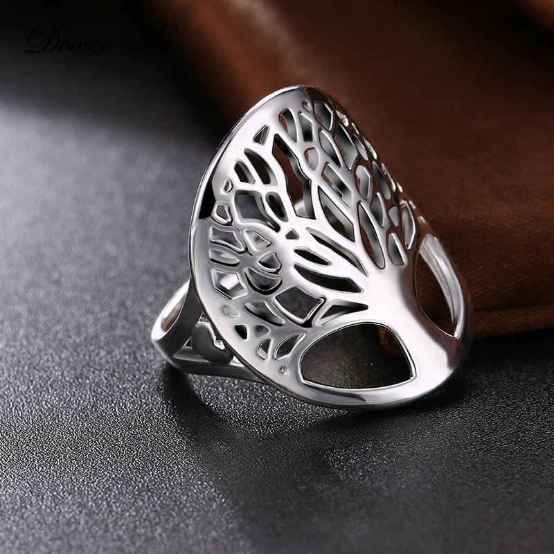 Dower Me Древо жизни кольцами пара мужчин ювелирные изделия Анель masculino Мода