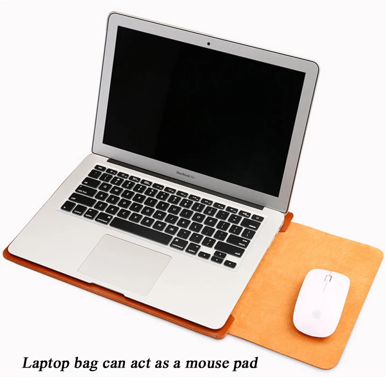 Чехол для мыши чехол ноутбука Xiaomi Macbook Air 11 6 12 13 Retina Pro 3 15 дюйма модная кожаная