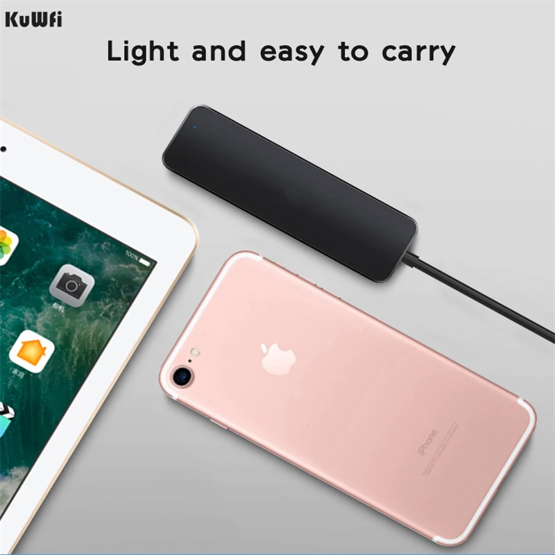 KuWFi usb хаб с 4 Порты и разъёмы s зарядное устройство внешний USB разветвитель микро