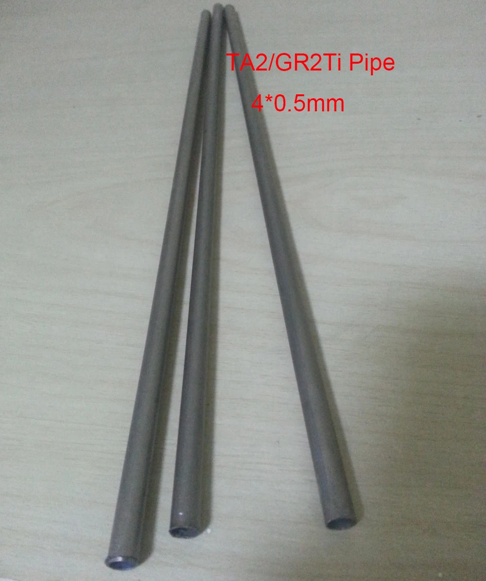 4*0 5 мм (OD * WT) Ta2 титановая Трубная промышленность DIY GR2 маленькая труба Ti около 300