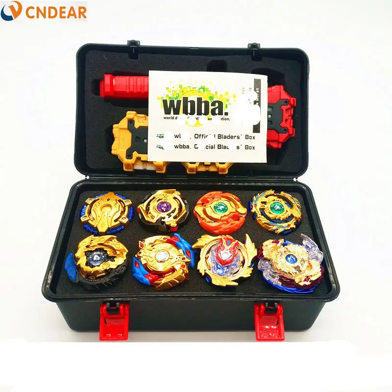 BOX Gold style A Все модели пусковых устройств Beyblade Burst игрушки со стартером и ареной Bayblade Металл fusion Бог волчок Bey Blade лезвия игрушки - Цвет: BOX Gold style A