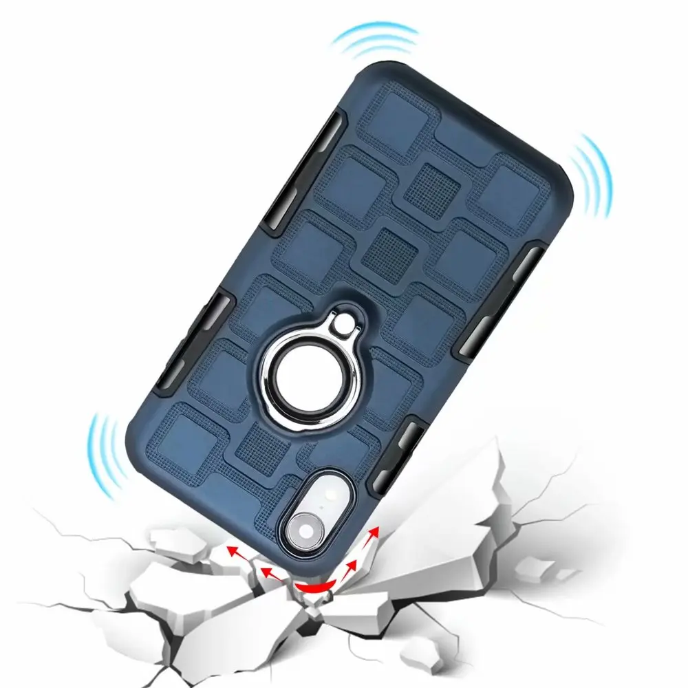 Защитный чехол для телефона iPhone 11 X XS Max XR 8 7 6S Plus магнитный автомобильный