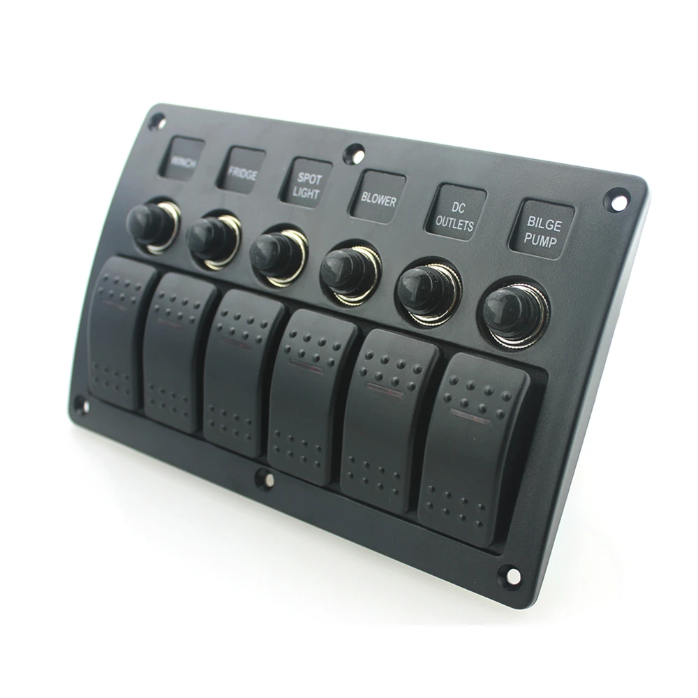 Новый автомобильный Морской Электрический 6 банд красный светодиодный