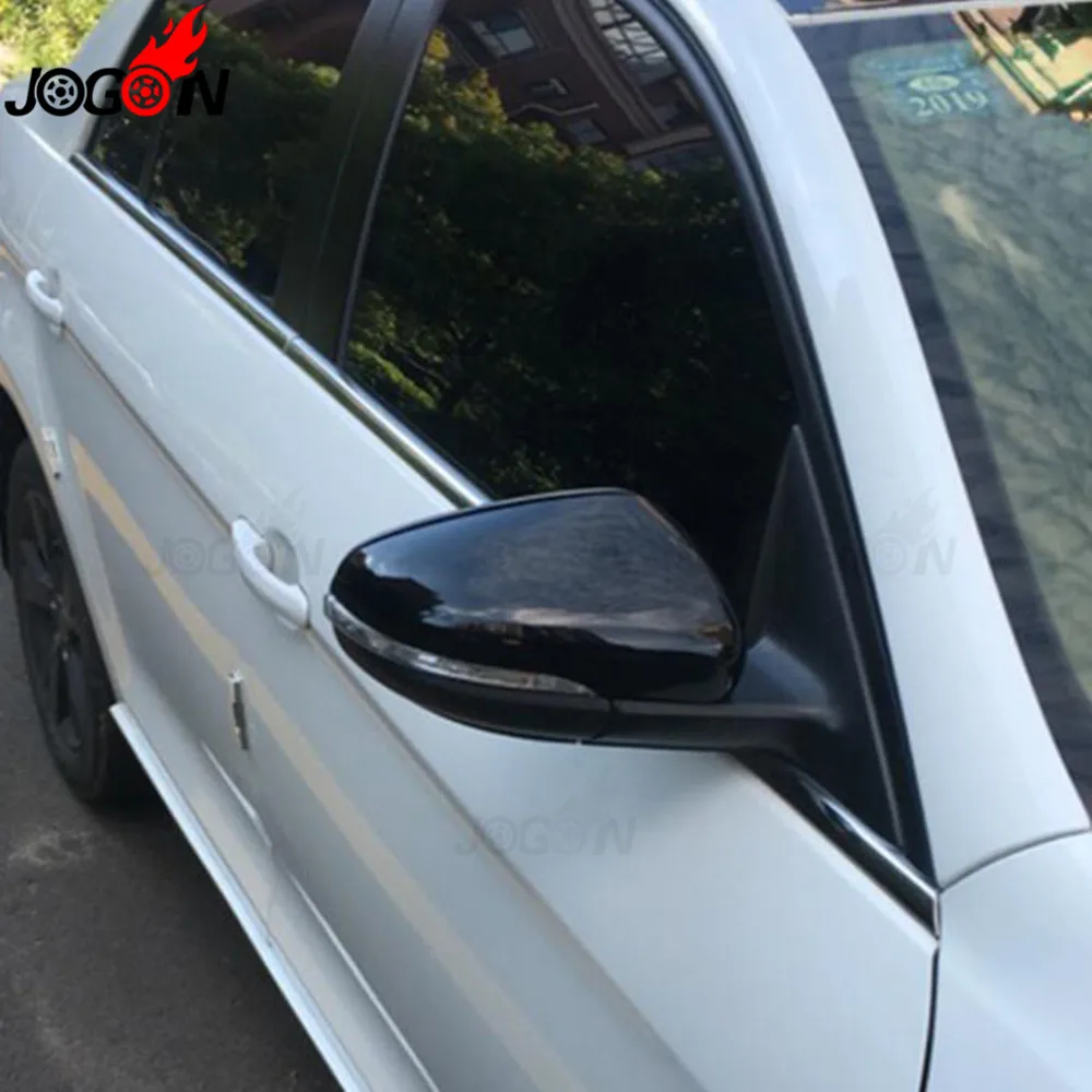 Для VW Volkswagen Golf 6 MK6 R GTI GOLF 5 Plus Jetta MK5 Passat B6 EOS Автомобильная боковая задняя крышка зеркала заднего вида Замена окрашенная черная