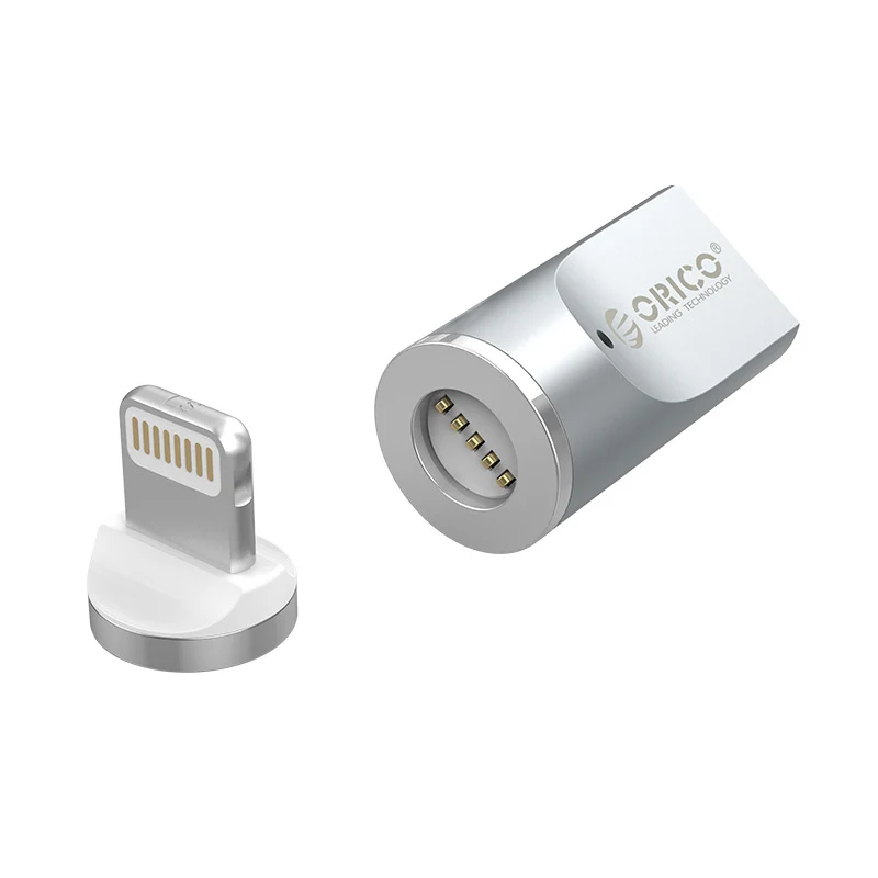 Micro B to Lighting ORICO OTG Magnetic Adapter Micro USB to Type C Charging Converter for Macbook iPhone Samsung Galaxy Huawei Mobile Phone - Цвет: Micro B to Lighting