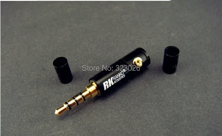 3 5 мм позолоченный бескислородный медный стерео разъем для - Цена: 