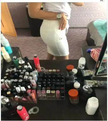 Summer White Jeans Skirts Womens Elastic Waist Back Split Pencil Skirts Cotton Natural Waist Above Knee Denim Skirts 9323