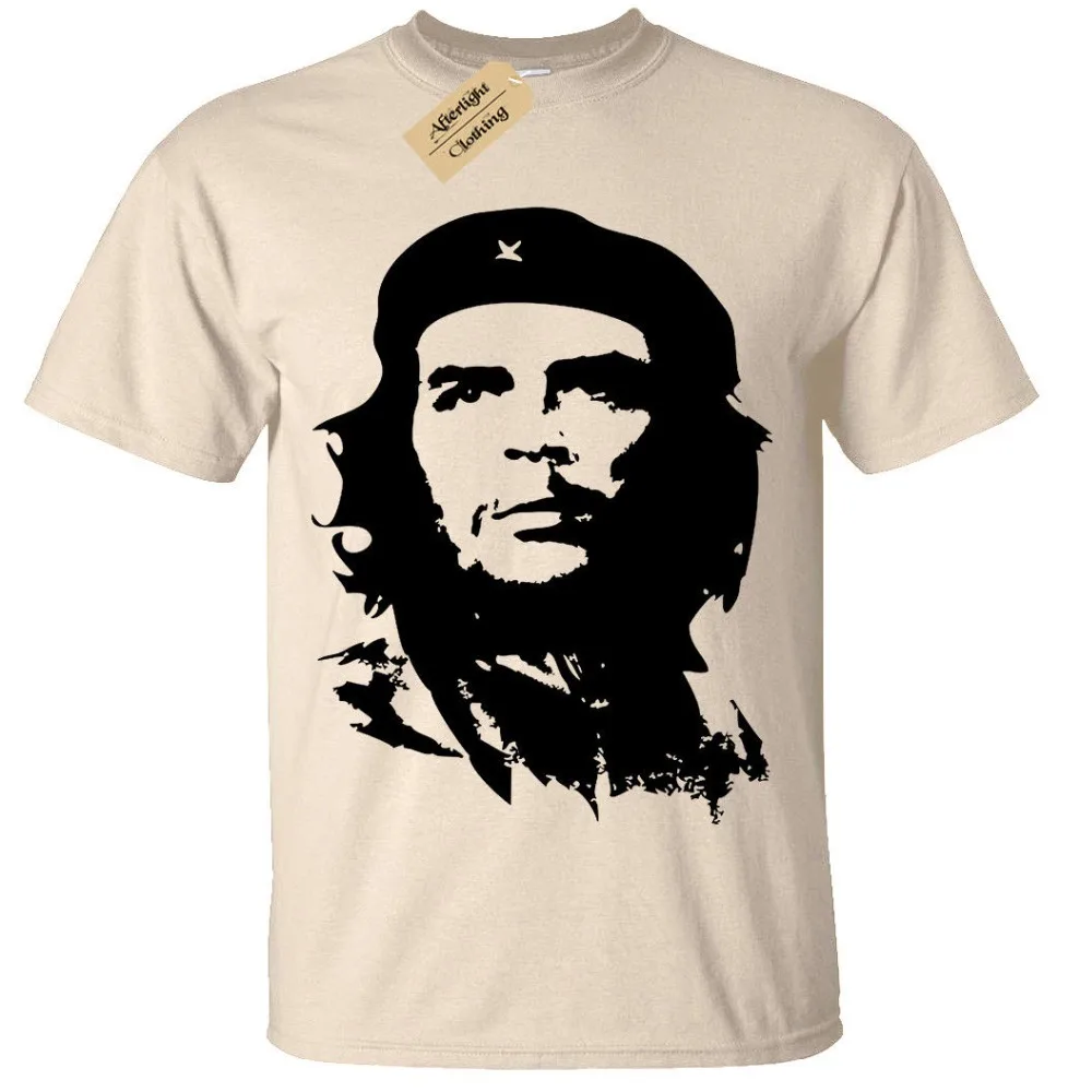 Мужская футболка с принтом в виде экрана Che Guevara недорогие дизайнерские футболки