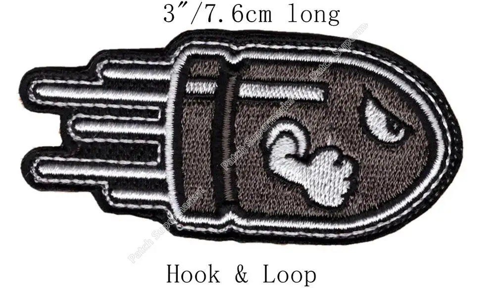 ANGRY FLYING BULLET COMIC SUPER MARIO TACTICAL HOOK LOOP PATCHES для рюкзак одежды cap diy| |