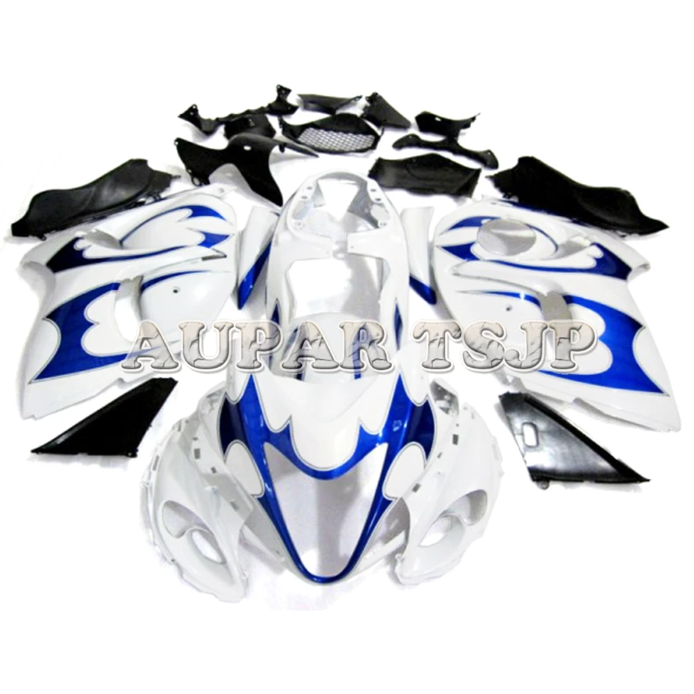 

White Blue Plastic Fairings Motorcycle Cowlings For Suzuki GSXR1300 Hayabusa Generation TWO 2008 09 10 11 12 13 14 15 16 Cowling