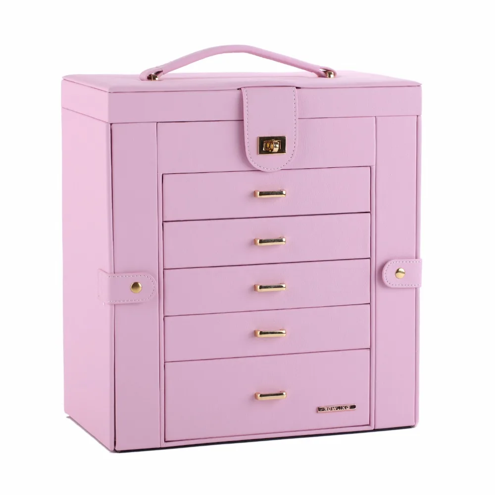 Вместительная шкатулка для ювелирных изделий большая бабочка косметический