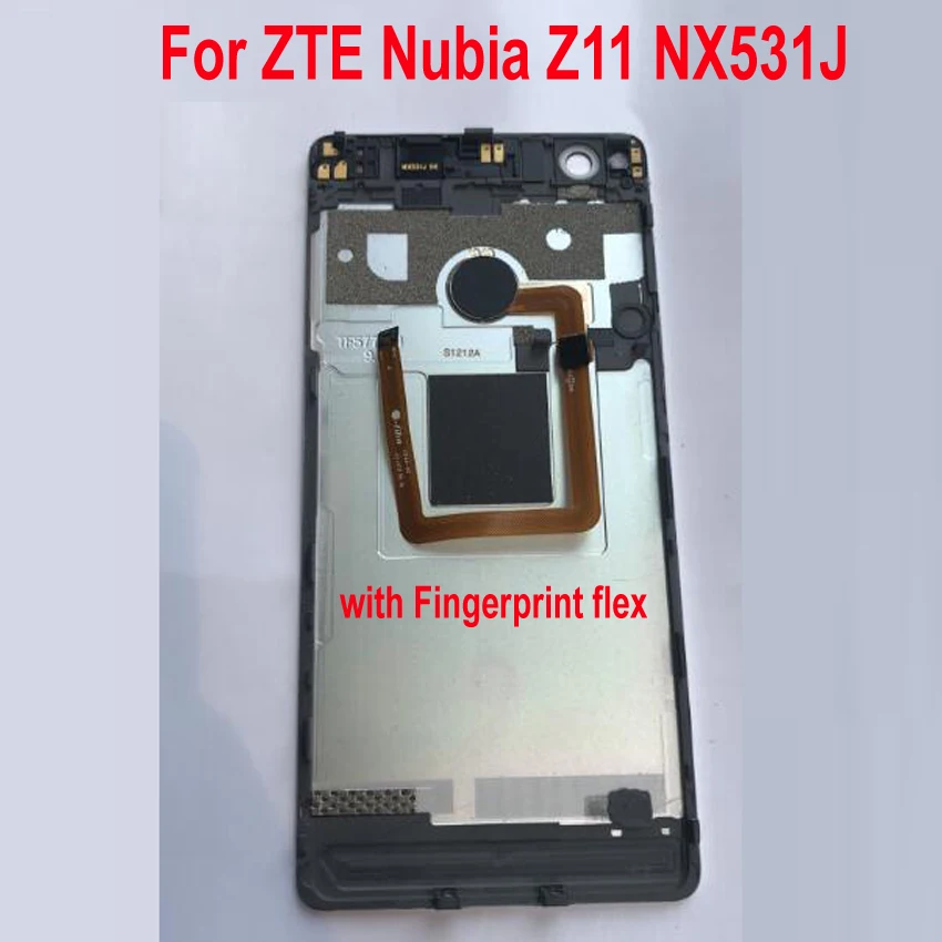 Оригинальная Задняя крышка батареи для zte Nubia Z11 NX531j Задняя Дверь Корпус чехол с отпечатком пальца гибкий кабель для телефона Замена