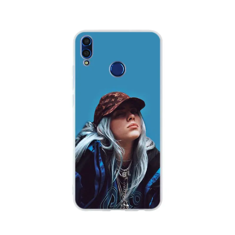 pattern 09 Billie Eilish мягкий чехол для huawei Honor 9 10 Lite 6X 7X 8X Max чехол для телефона s 7A 8A 8C V20 PLAY 10i - Цвет: pattern 09