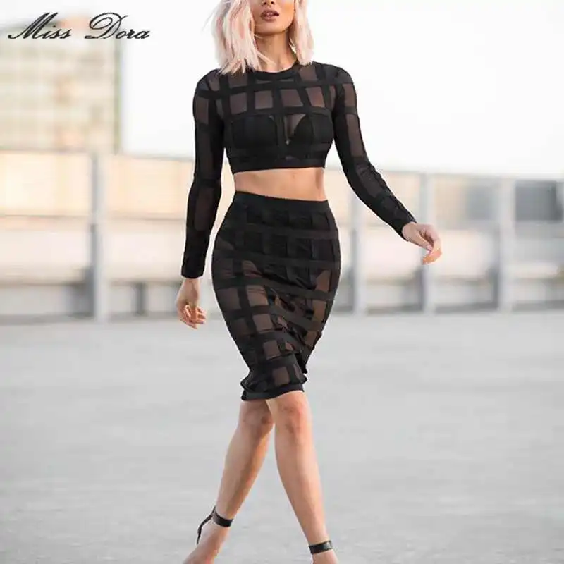 Высокое качество! Женское Бандажное платье белое черное телесное Сетчатое с