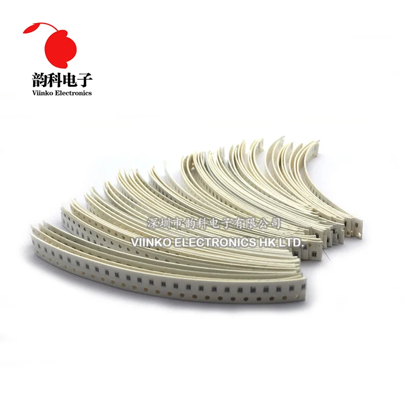 

Комплект резисторов 0805 1% SMD, 1/8 Вт 0R-20M 177valuesx25 шт. = 4425 шт. чип-резисторов, набор образцов в ассортименте 0R ~ 20M 0R 1R-20M