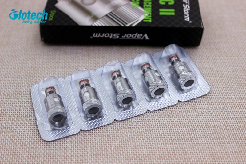 5 шт./кор. Оригинальный пара шторм EC танк распылителя катушка 0.2-0.5 Ом для ec 2 бак v50TC