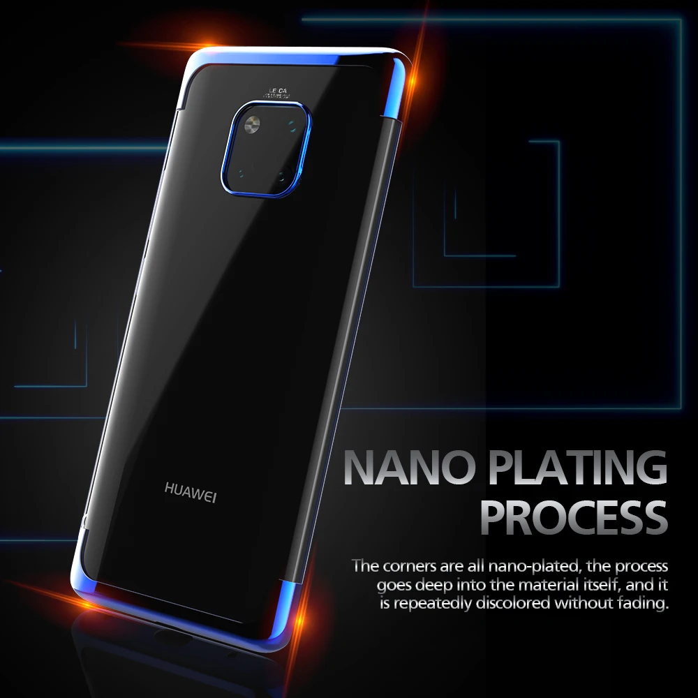 Чехол для телефона KEYSION из мягкого ТПУ Huawei Mate 20 Pro Ультратонкий Прозрачный