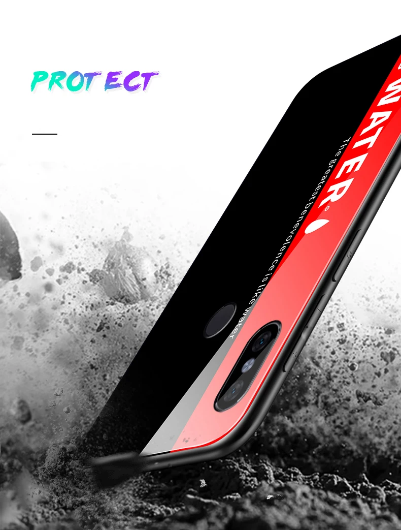 ADKO Роскошный чехол для Xiaomi Note 3 жесткая задняя крышка из закаленного стекла силиконовый защитный чехол для Redmi Note 7 5