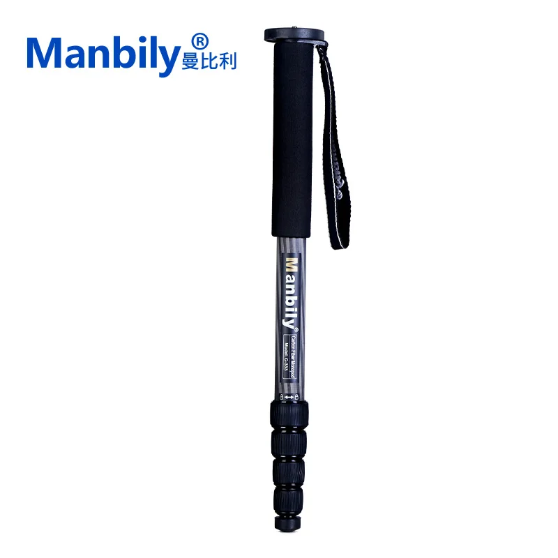 

Manbily Portable Professional Aluminium The carbon fiber 5 Section Camera Monopod DSLR Monopod for Canon Nikon Sony DSLR DV