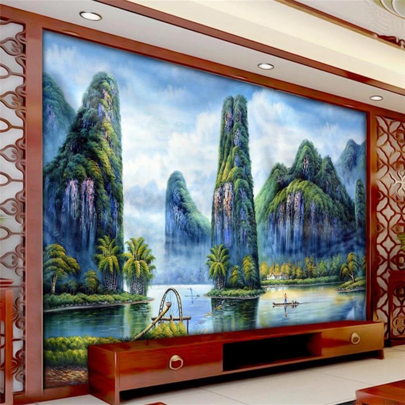 Обои на заказ по индивидуальному заказу живописные горные пейзажи|custom wallpaper|wallpaper