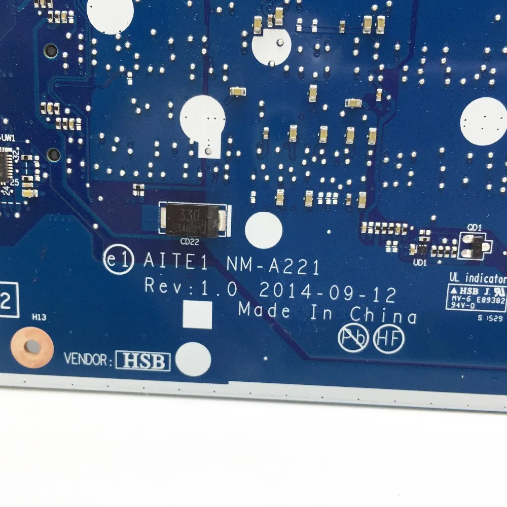 Online KEFU NM-A221 Laptop Motherboard Für Lenovo ThinkPad E550 Original Mainboard I5-5200U R7-Video Karte