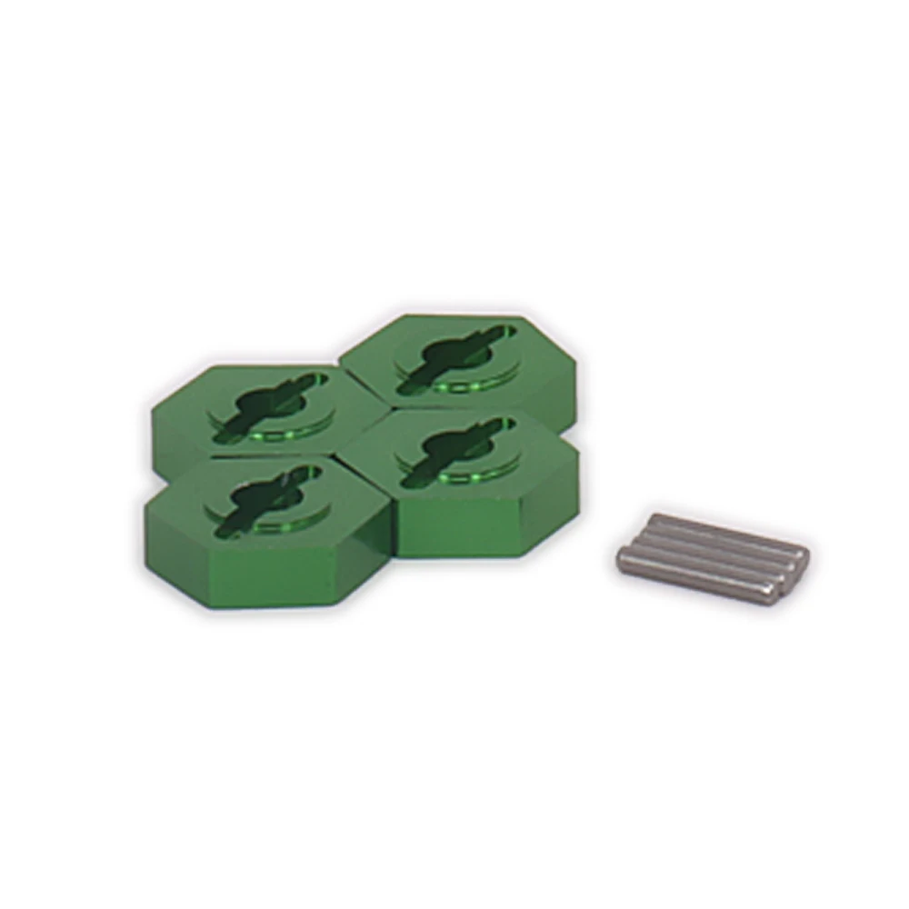 4 шт. адаптер ступицы колеса из сплава для радиоуправляемого хобби автомобиля 1/16