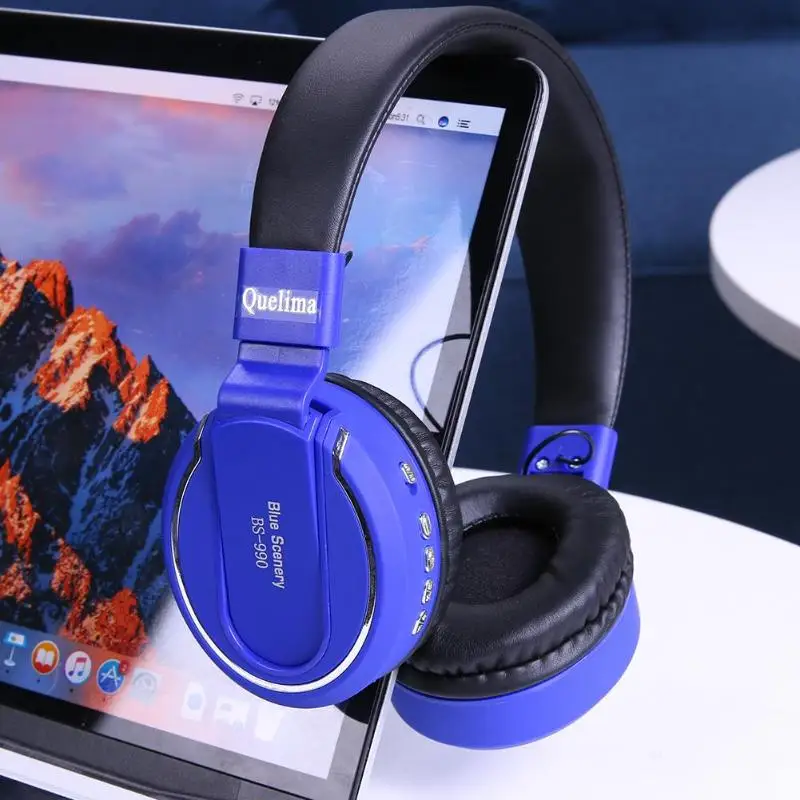 Bluetooth Беспроводная складная игровая гарнитура для PS4 Mac phone компьютерная Складная игровая гарнитура наушники Поддержка FM TF