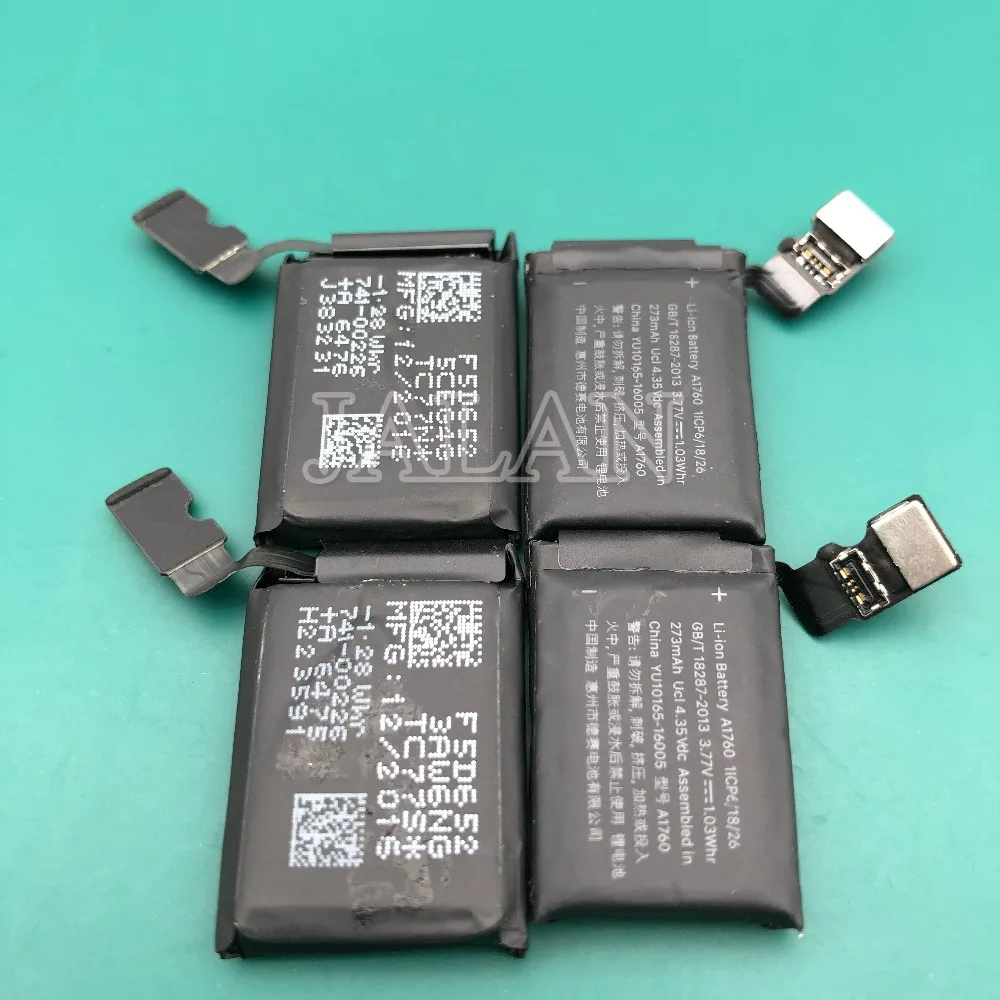 Для Apple watch A1760 38 мм 42 серия 2 аккумулятор 273 мАч 334 мАч|Аксессуары для внешних