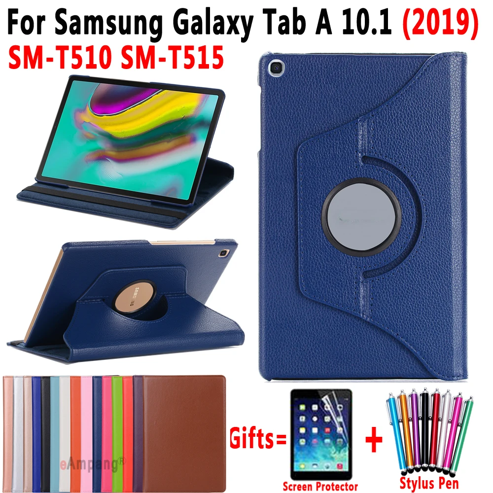 Вращающийся на 360 градусов чехол для Samsung Galaxy Tab A 10 1 2019 SM T510 T515 планшета смарт из
