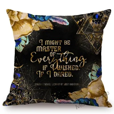 T238-29 Bookish Readig Book Classic Novels Art Quotes Letter Print Library литературный чехол на диванную подушку из хлопка и льна - Цвет: T238-29