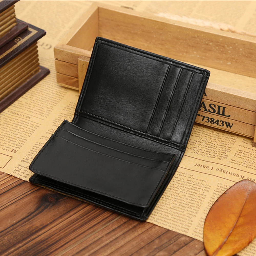 Мужской кошелек из искусственной кожи однотонный