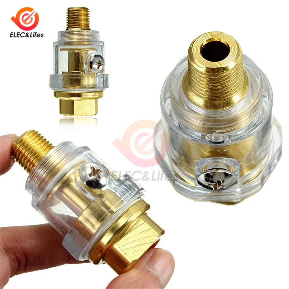 

Hardware Oiler Lubricator of 1/4" BSP Mini In-Line Oiler Lubricator Power tools for Pneumatic Tool & Air Compressor Pipe repair