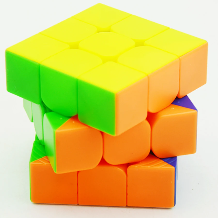 Zhisheng Yuxin Little Magic 5,5 см 3x3x3 куб без наклеек/черный профессиональный пазл скорость Cubo Magico игрушки для детей