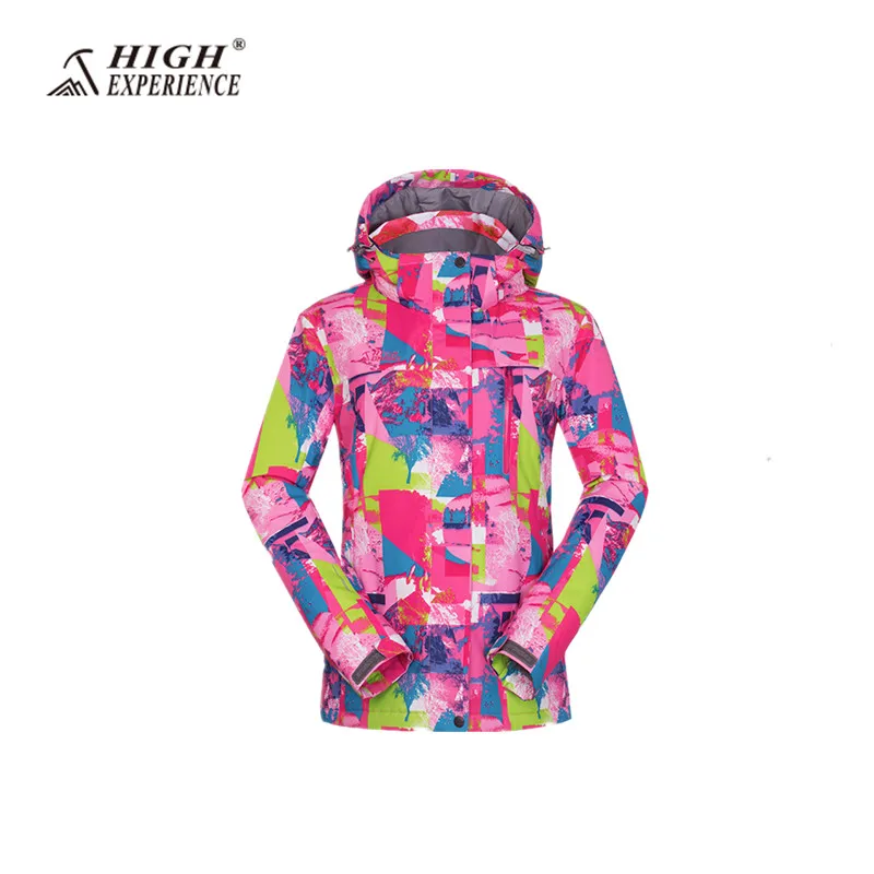 pink print Лыжный костюм для девочки лыжный костюм зимние штаны лыжи лыжные штаны сноуборд сноубординг горнолыжный костюм детский костюм горнолыжный костюм зимниймальчиков лыжный костюм s для детей; зимний костюм для мальчиков - Цвет: pink print