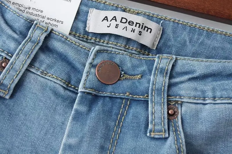 2020 autumn new arrival women vintage high waist skinny pencil pants stretch sexy slim jeans brand casual washed denim trousers | Женская