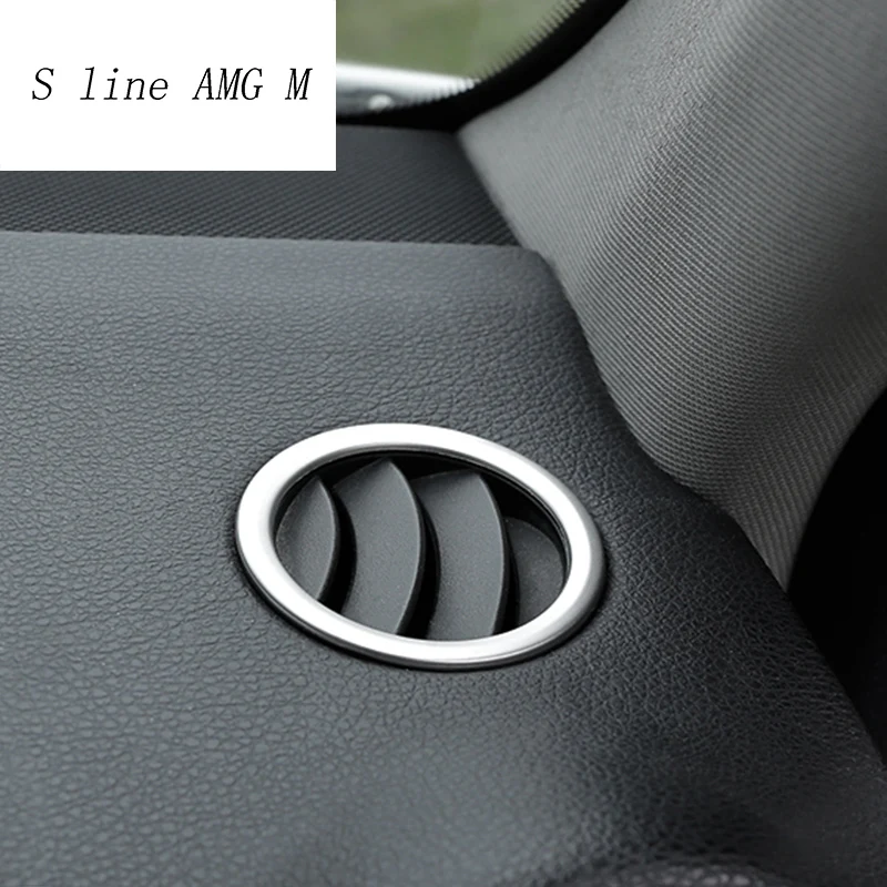Автомобильный Стайлинг AC Outlet Trim Air рамка украшение авто наклейки Чехлы для Mercedes