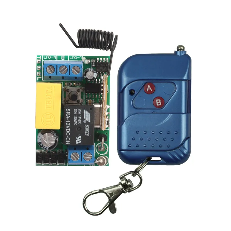 Миниатюрный переключатель дистанционного управления переменного тока 220 В 1