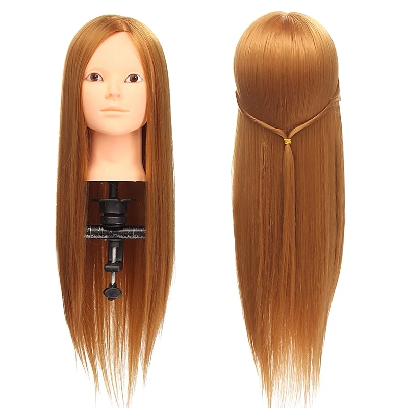 Манекен головы для парикмахерской манекен с зажимом подставка волос аксессуары