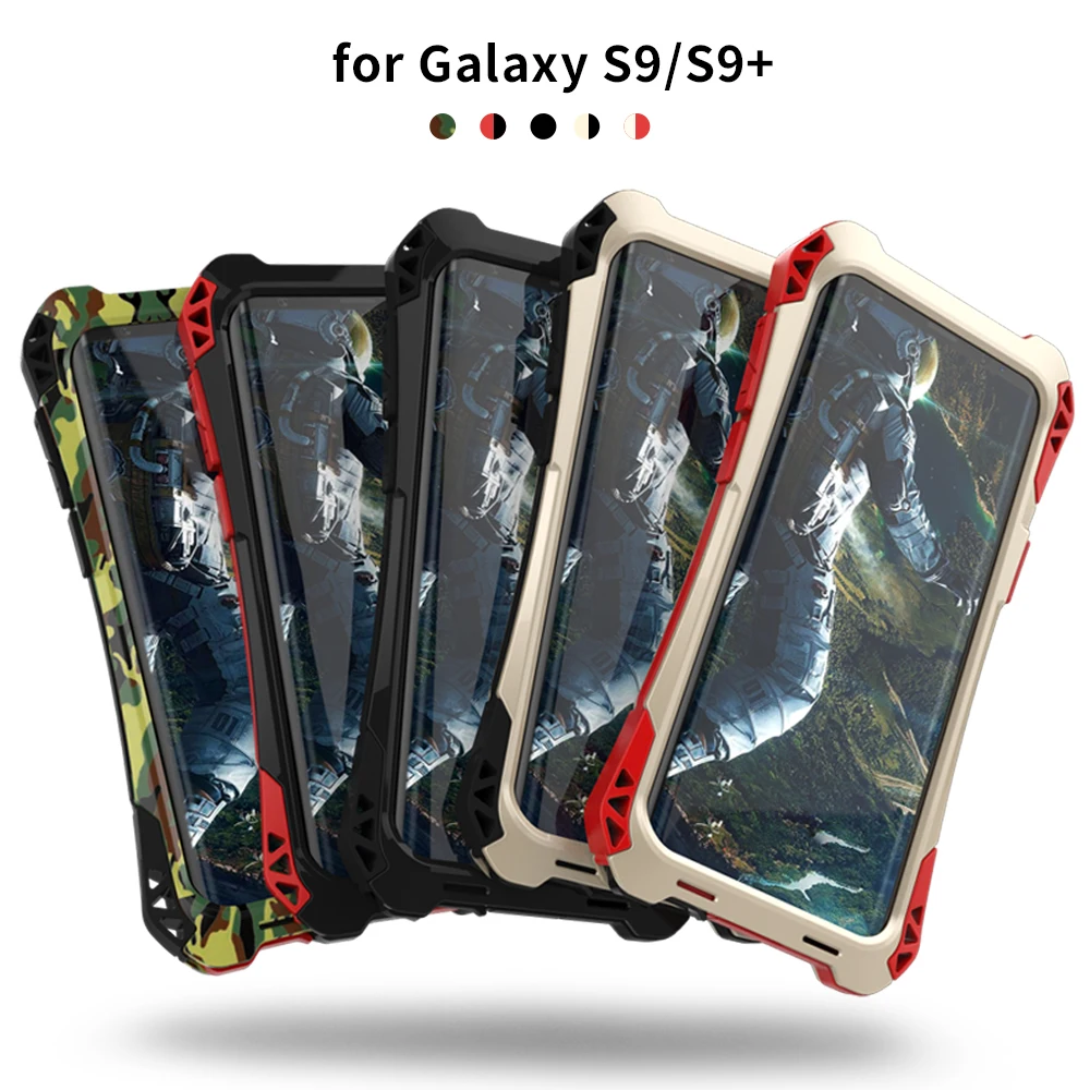 R-JUST противоударный Грязь противоударный чехол Чехол для samsung Galaxy S9 плюс Чехол защитный чехол для мобильного телефона с красочным оформлением для samsung S9