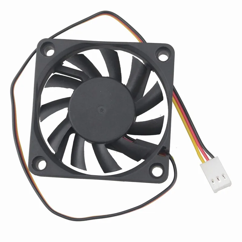 Gdstime 1 шт. 6 см DC 12 В 60 мм x 10 3Pin FG компьютерный чехол VGA CPU Радиатор Бесщеточный