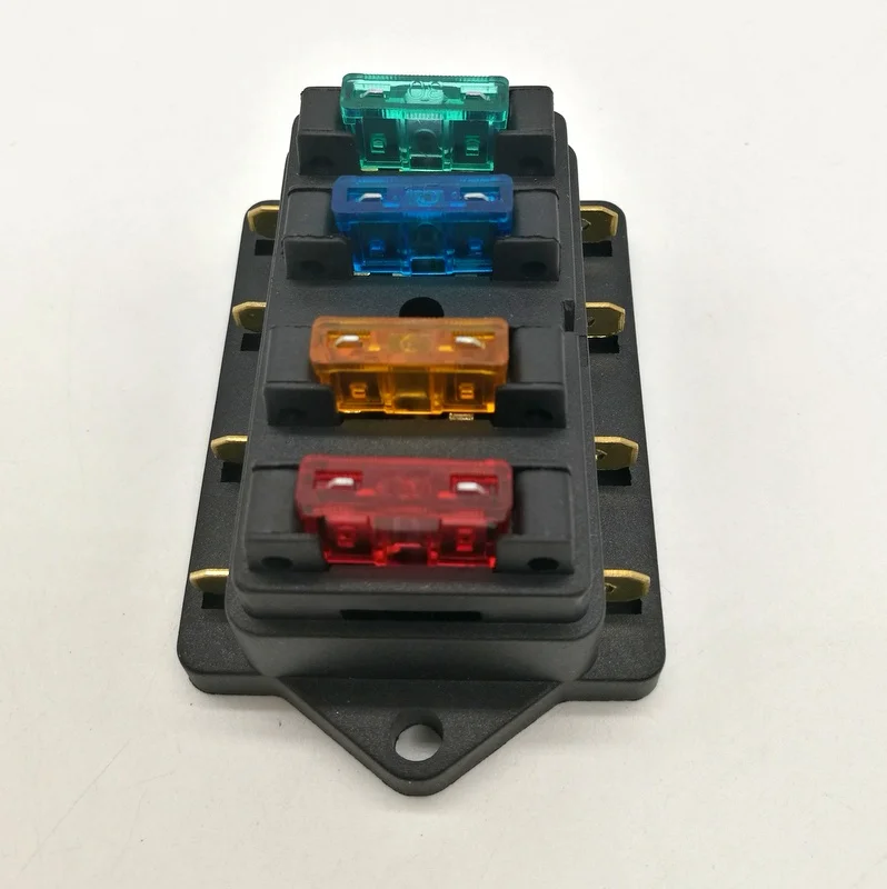 12 V/24 V 4 Way 5 way Автомобиль Грузовик Авто лезвие предохранитель коробка держатель цепи стандарт+ лезвие предохранитель